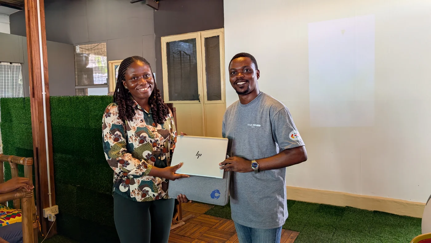 Awards presented at the fata × GDG Accra challenge ceremony, Chubo Restaurant, November 1, 2025.